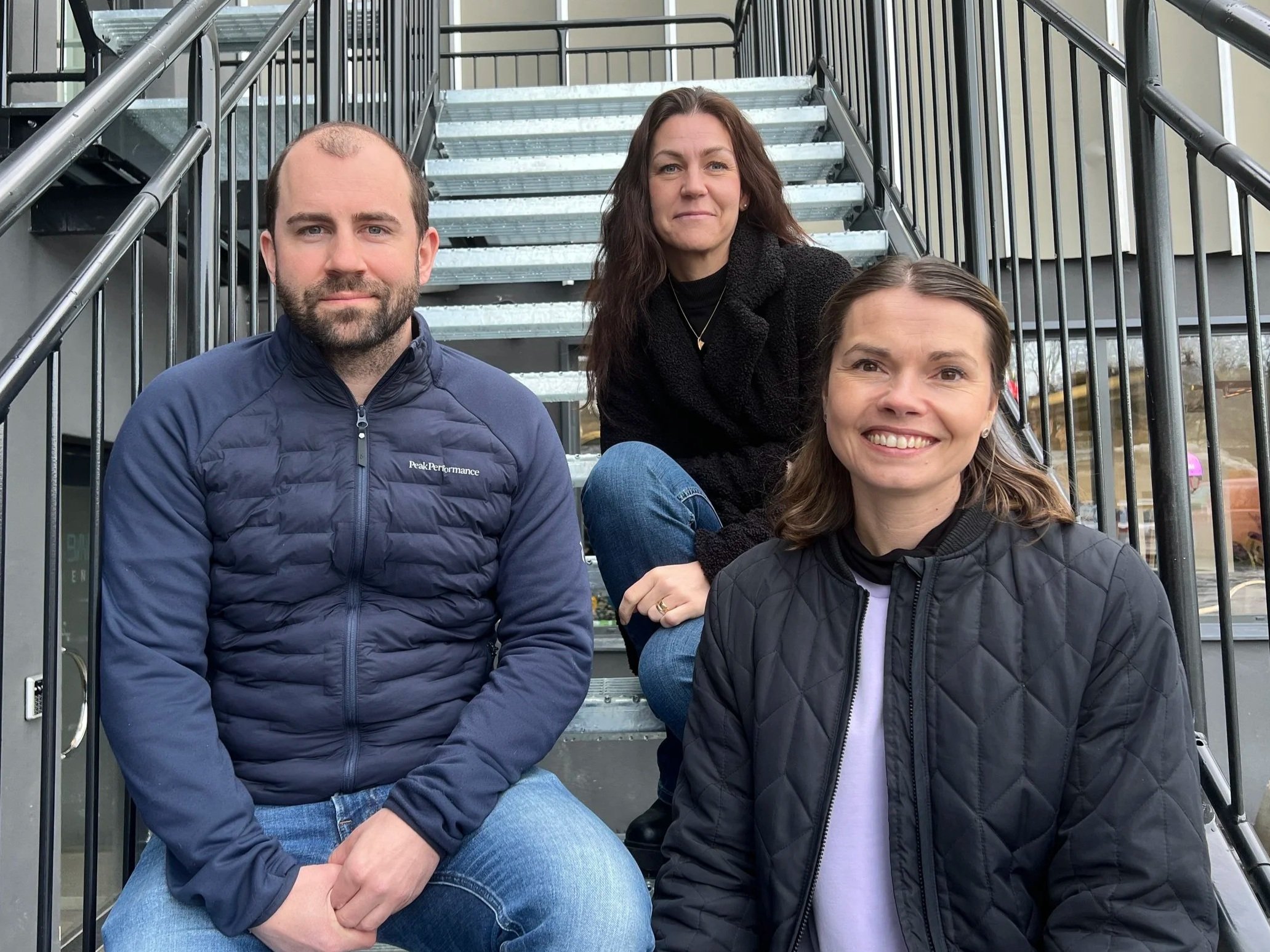 Placeringsteamet på Parcer med Martina, Nella och Kristoffer