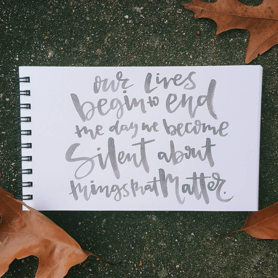 Lettering by Amelia Rusbar on Hand Lettering for Beginners