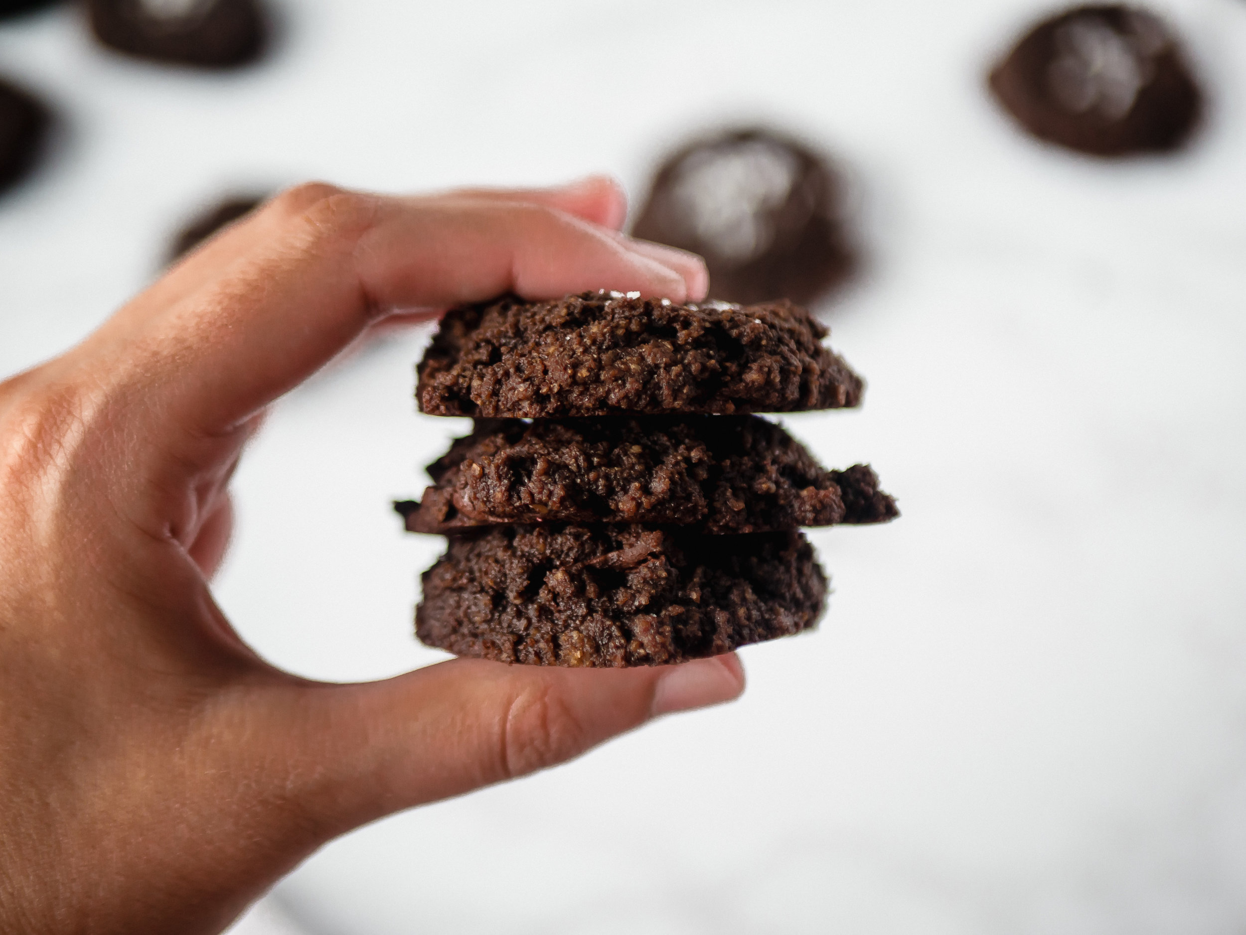 Salted Brownie Cookies