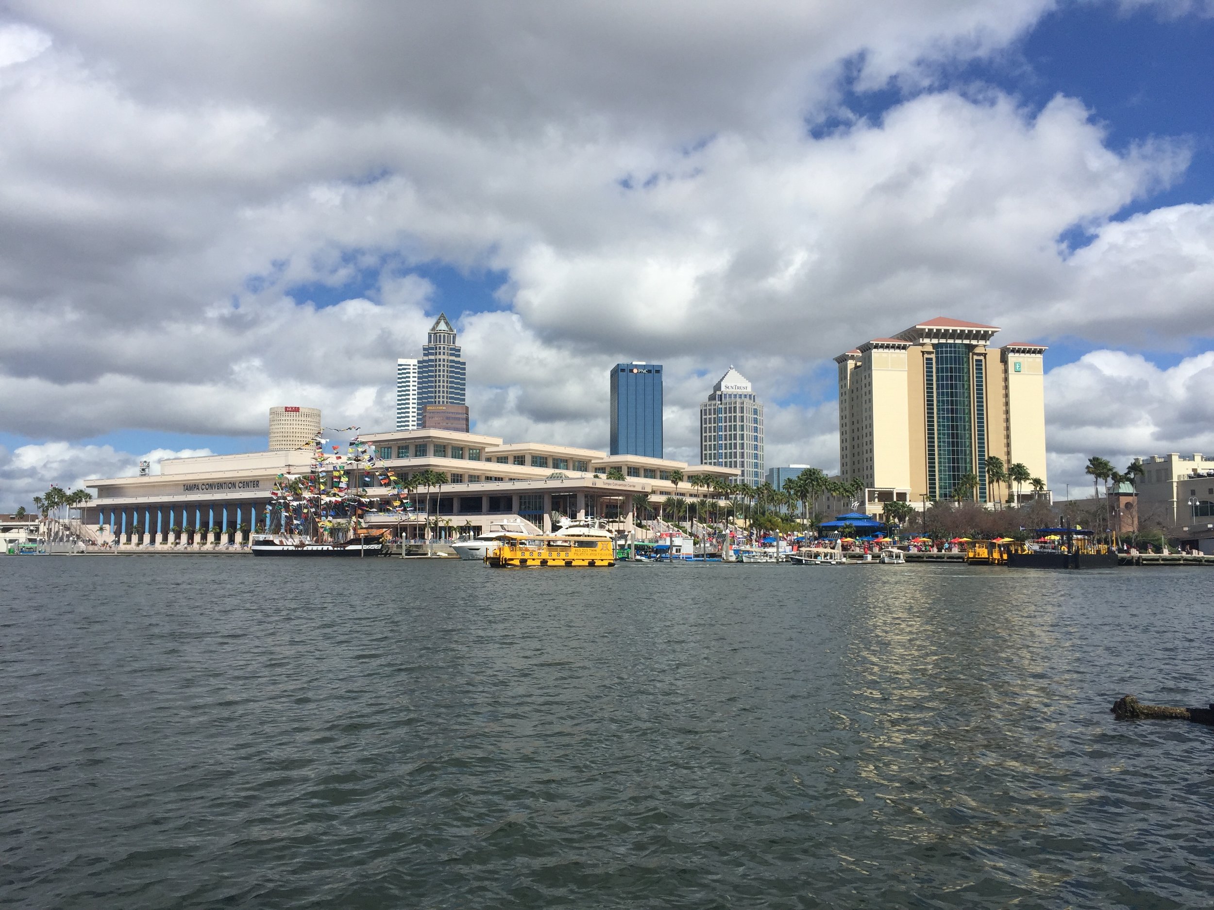 Exploring downtown Tampa!