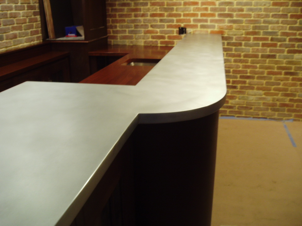 Metal Bar Tops — Custom Bar Tops