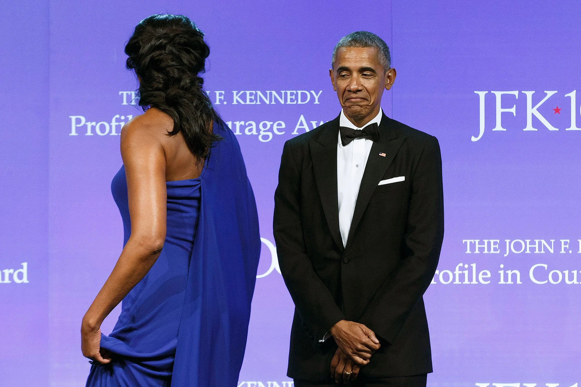 President Obama is all of us looking at Mrs. Obama living her best life...