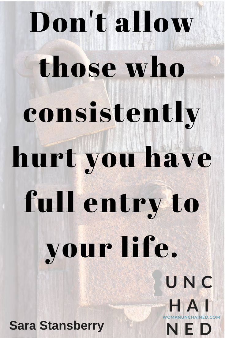 Unchained by Sara Stansberry - Boundries
