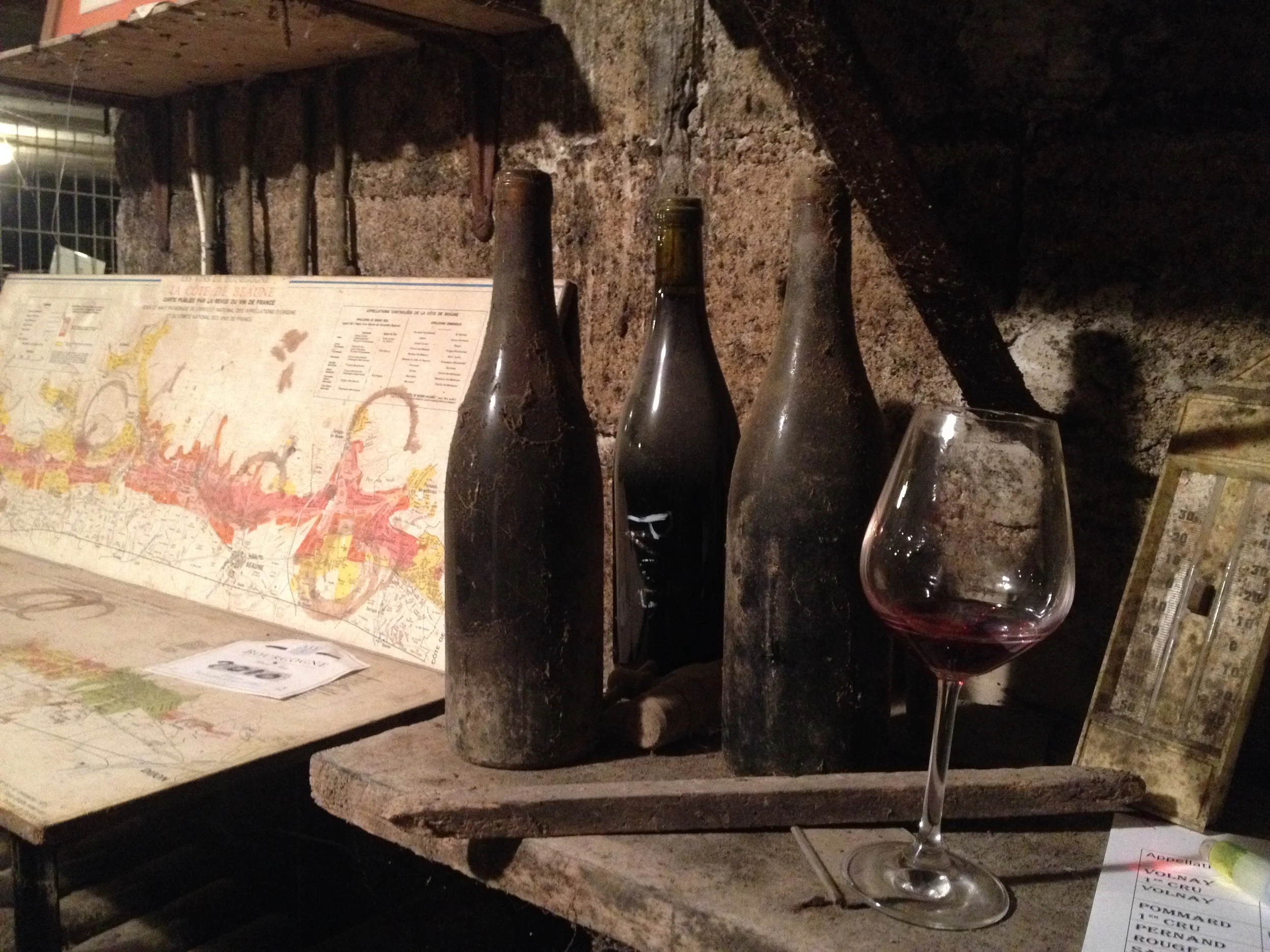 Wine tasting in Pommard