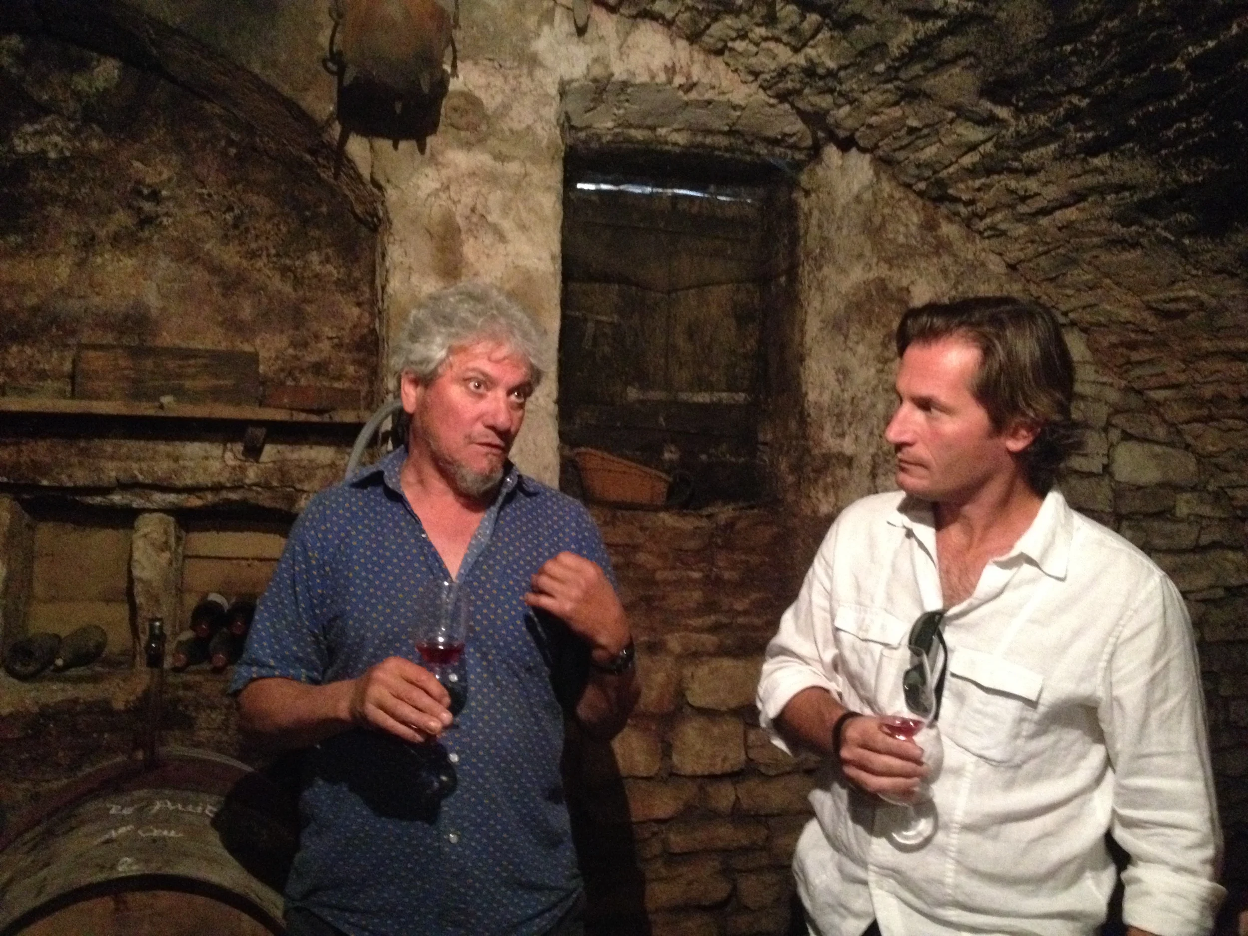 Dominique et Sebastien. Our favorite bio-dynamique winemaker.