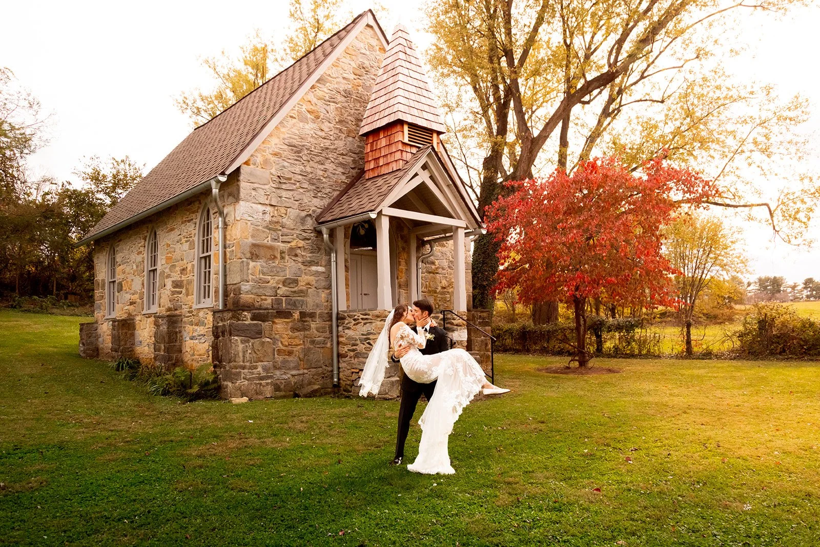 Audrey + Leon's Intimate Wedding at Harpers Ferry Chapel