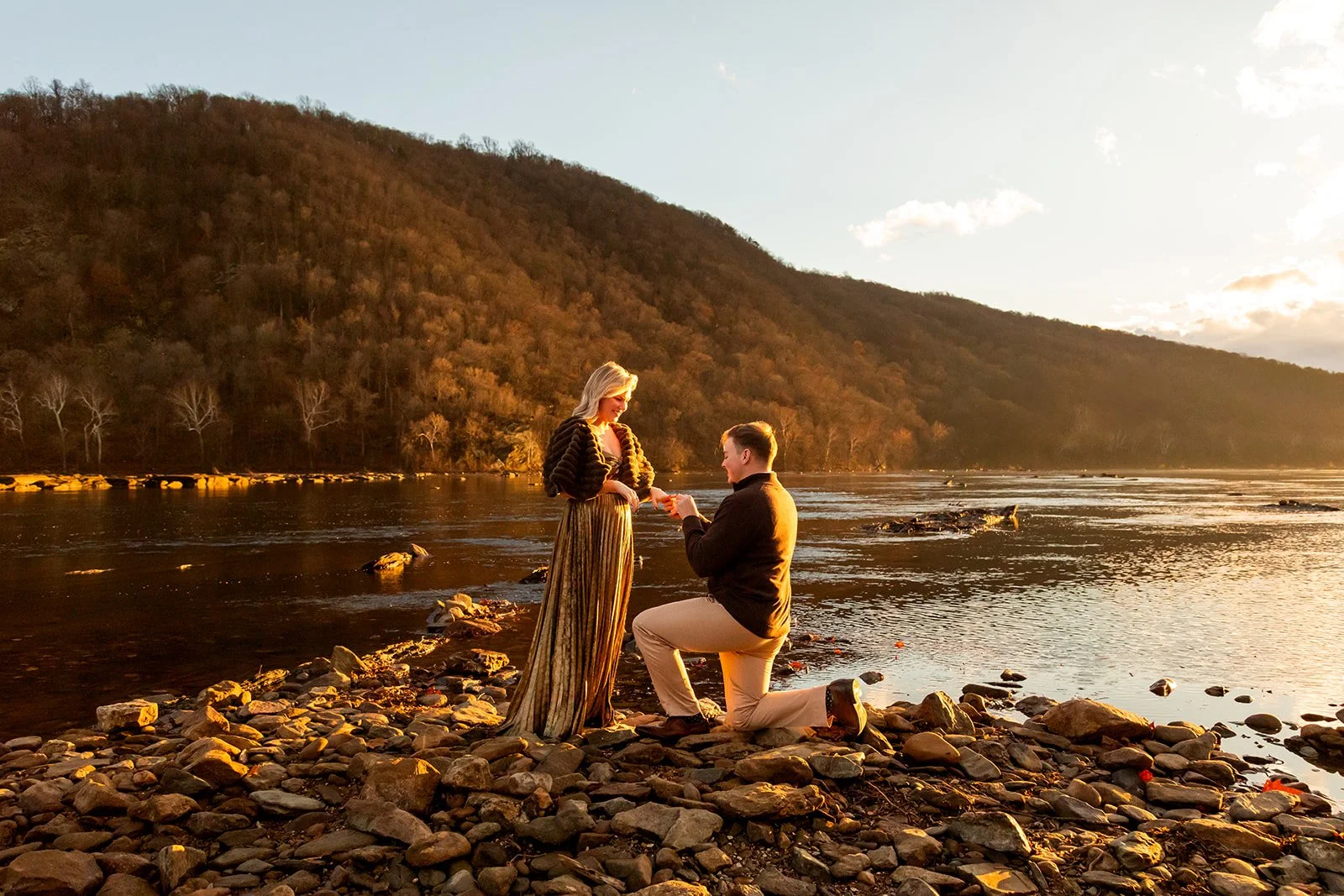 Proposal + Fall River Family Session in Harpers Ferry