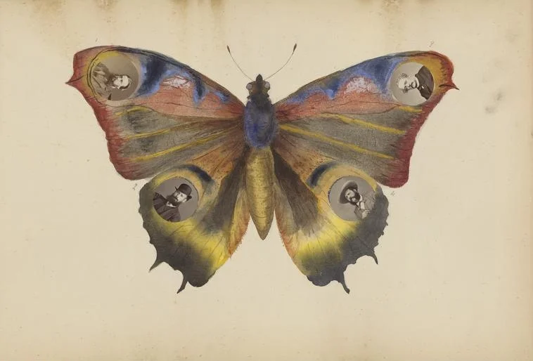 The Madame B Album, 1870s. Album of collages of watercolor, ink, and albumen prints, 11 1/2 x 16 1/2 in. (each page); 12 x 17 in. (album). The Mary and Leigh Block Endowment Fund, 2005.297.1-141. Location: The Art Institute of Chicago, Chicago, U.S.A. Photo Credit: The Art Institute of Chicago / Art Resource, NY Image Reference: ART528290