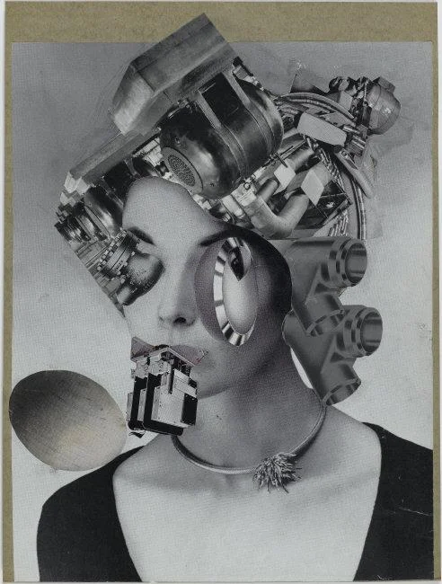 Erro (Gudmundur Gudmundsson) (1932-) © ARS, NY Madame Picabia, 1959. Photocollage on cardboard, 31.5 x 24 cm. AM2009-221. Repro-photo: Philippe Migeat. Location: Musee National d'Art Moderne, Centre Georges Pompidou, Paris, France Photo Credit: © CNAC/MNAM/Dist. RMN-Grand Palais / Art Resource, NY Image Reference: ART502617