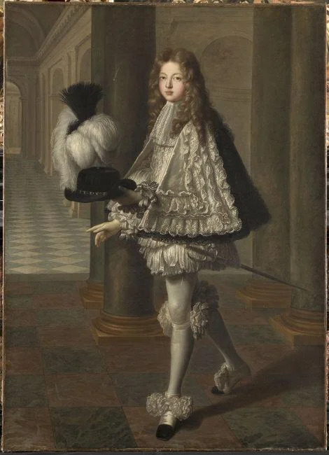 Louis de Boulogne, (1654-1733) (attributed to): The Comte de Toulouse wearing a novices habit of the Order of the Holy Spirit (Ordre du Saint-Esprit). 1693. Louis-Alexandre de Bourbon (1678-1737). Oil on canvas, 177 x 127 cm. PE348. Photo: René-Gabriel Ojéda. Location: Musée Condé, Chantilly, France Photo Credit: © RMN-Grand Palais / Art Resource, NY Image Reference: ART528884