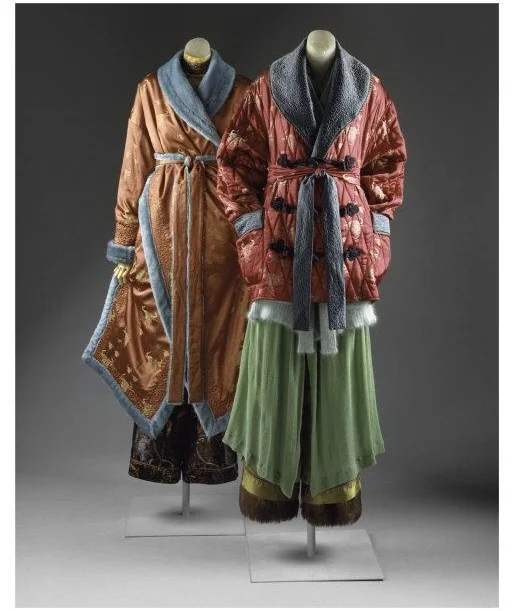 Two Ensembles, Fall/Winter 1994-1995. French. Jackets, belts, trousers, vest, dress, bodysuit. Gift of Richard Martin, 1995 (1995.433.8a-c, .9a-c) Location: The Metropolitan Museum of Art, New York, NY, USA Photo Credit: Image copyright © The Metropolitan Museum of Art. Image source: Art Resource, NY Image Reference: ART396040