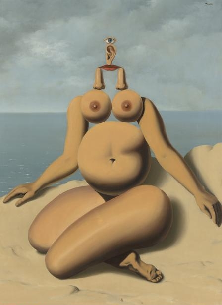 René Magritte, (1898-1967) © ARS, NY The White Race, 1937. Oil on canvas, 81 x 60 cm (31 7/8 x 23 5/8. in.). Gift of The Leonard and Ruth Horwich Family Foundation, 2016.84. Location: The Art Institute of Chicago, Chicago, U.S.A. Photo Credit: The Art Institute of Chicago / Art Resource, NY Image Reference: ART527473