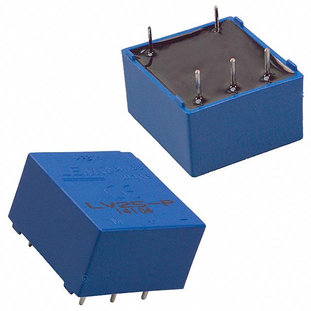 Front and back of the LEM LV-25 P voltage sensor