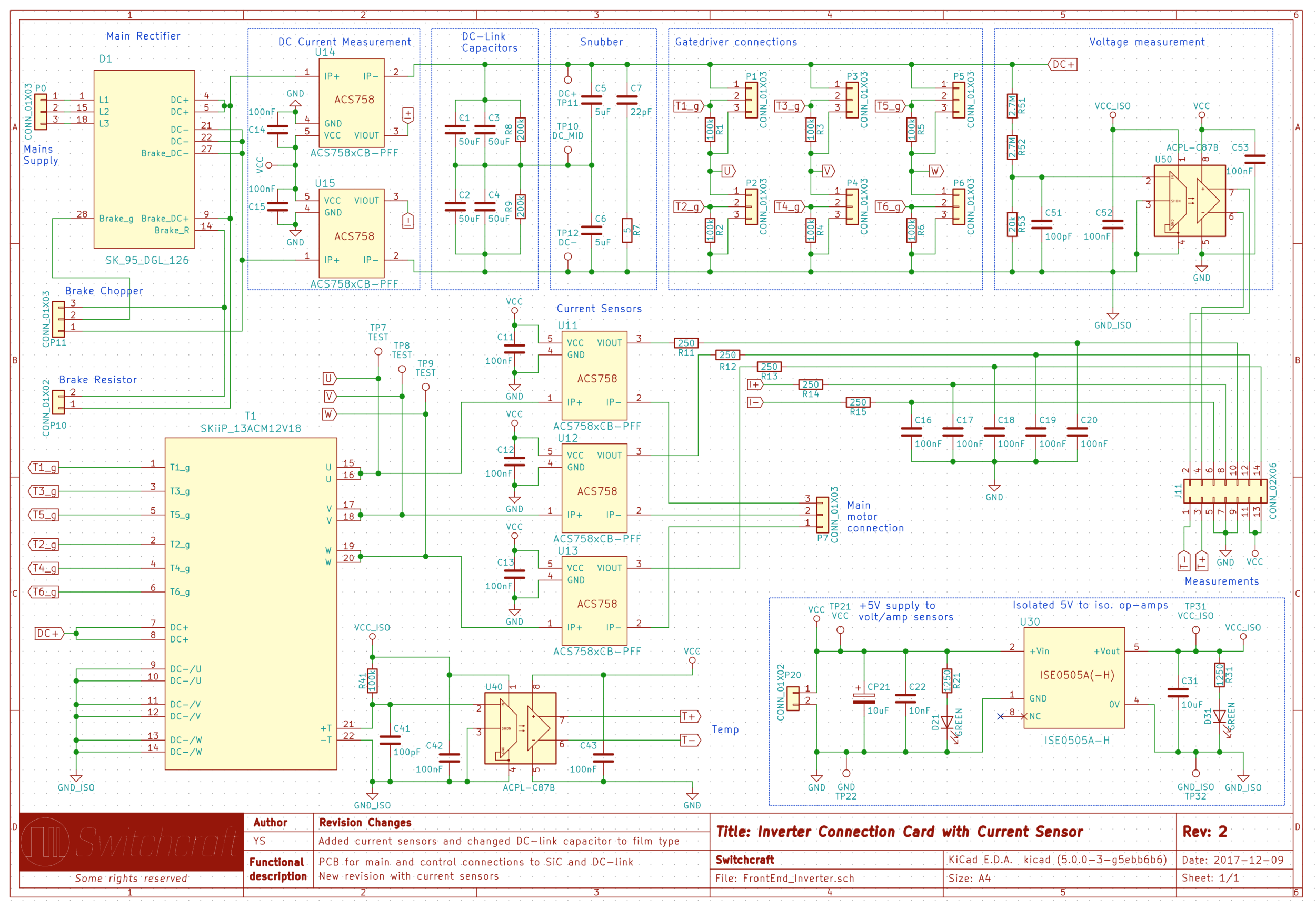 The circuit schematic for the whole board. Use to blue comments on the drawing to get an idea about what's what.
