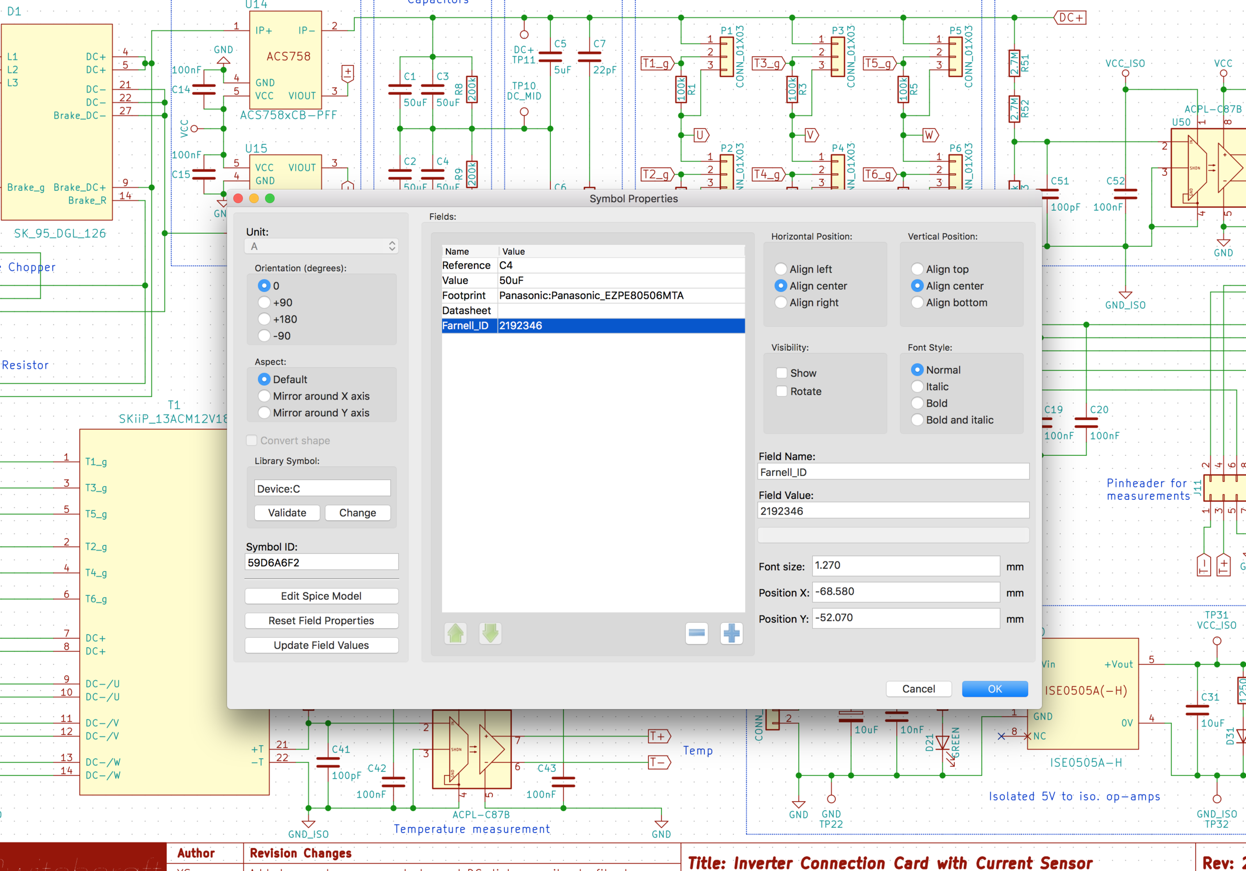 For those who are downloading the schematic from GitHub, all the non-trivial components has part number used by Element14 (also known as Newark and Farnell in different regions). This is referred to as "Farnell_ID" in the lists of fields in the component properties dialog. 