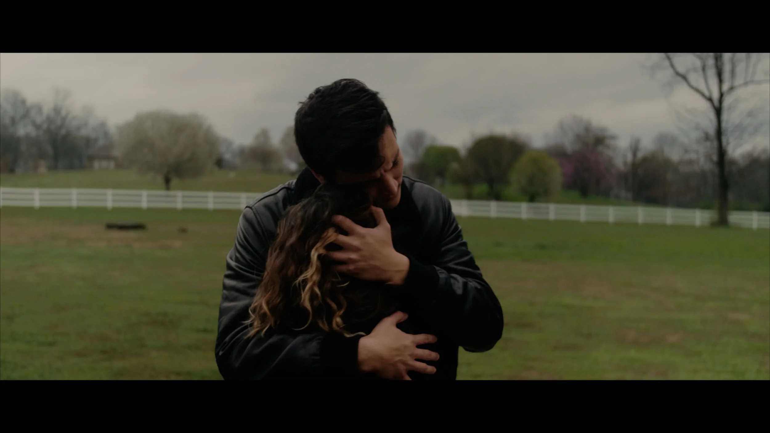 The “goodbye” shot, as Grayson, the love interest must move away because of school.
