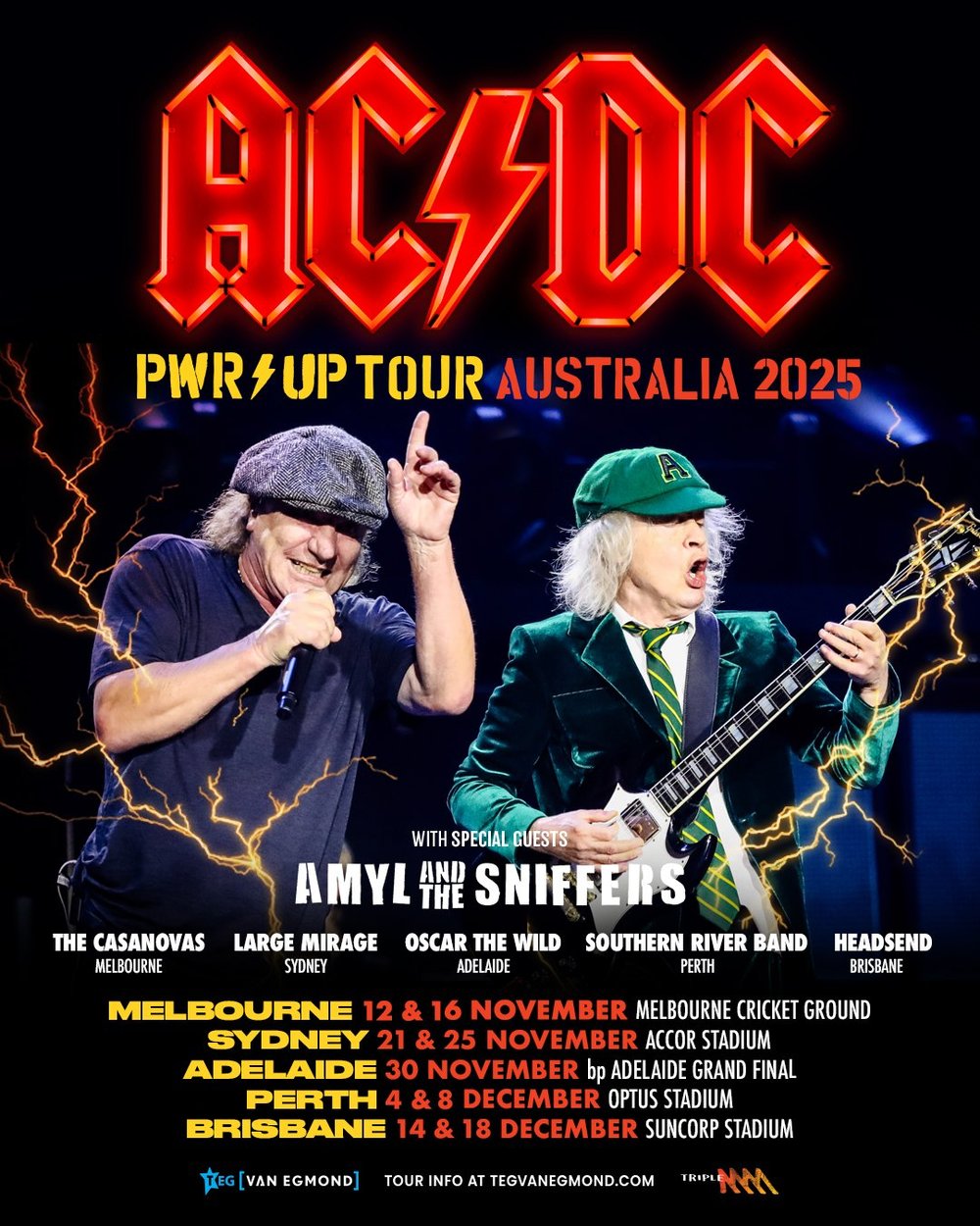 AC/DC – Power Up Tour Australia 2025