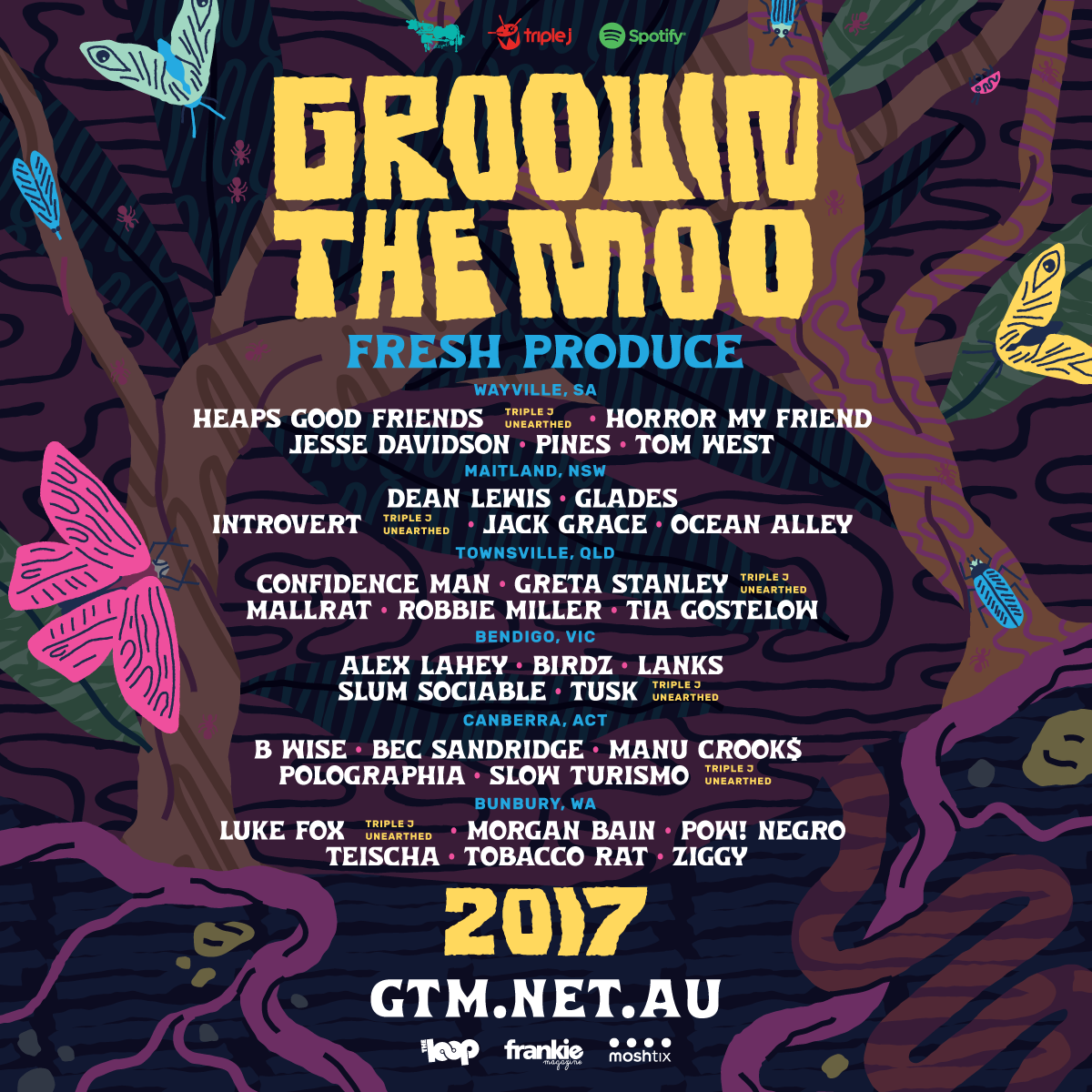 More artists added to Groovin The Moo Line-up.