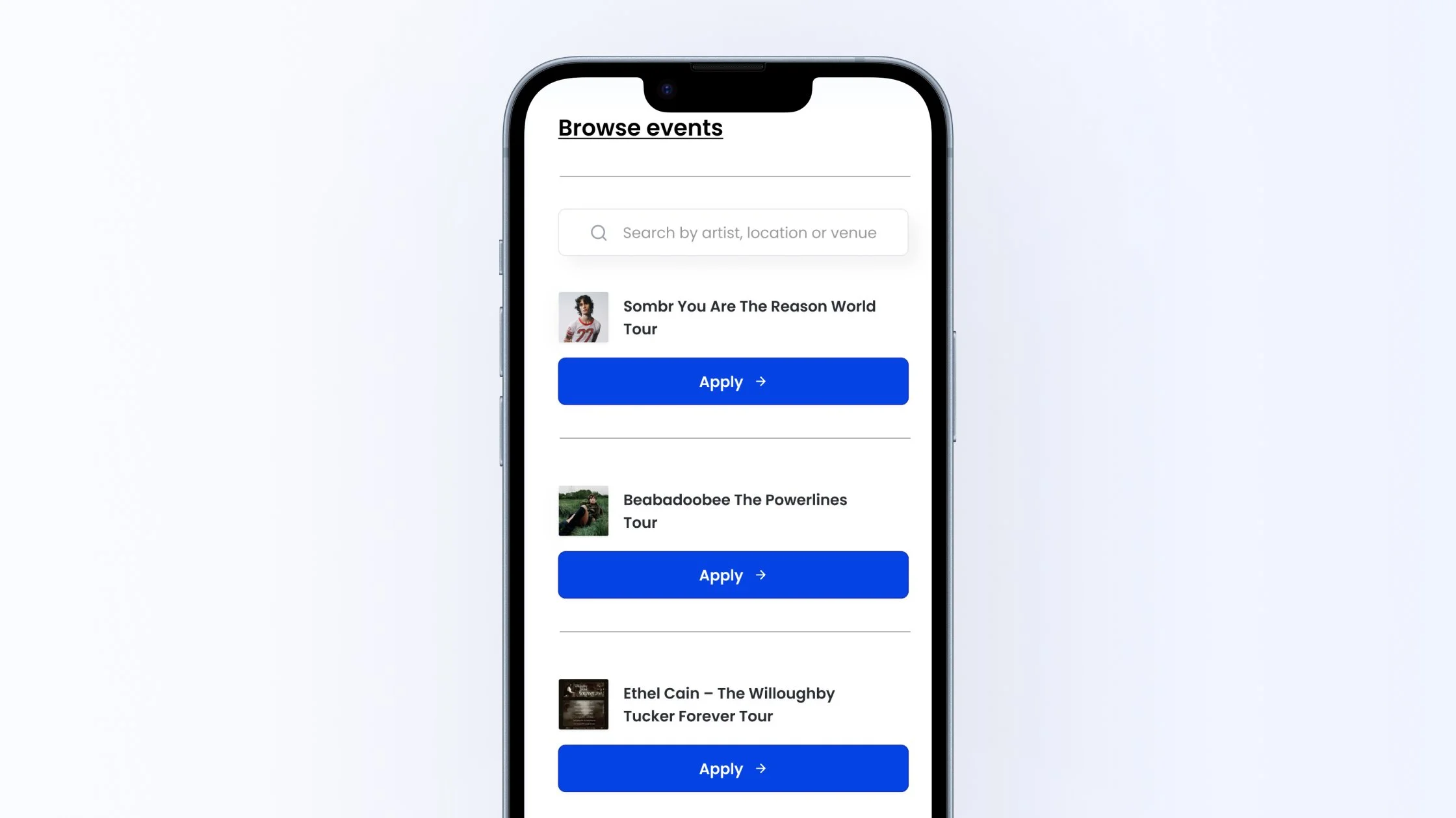Media accreditation tool for events &amp; festivals