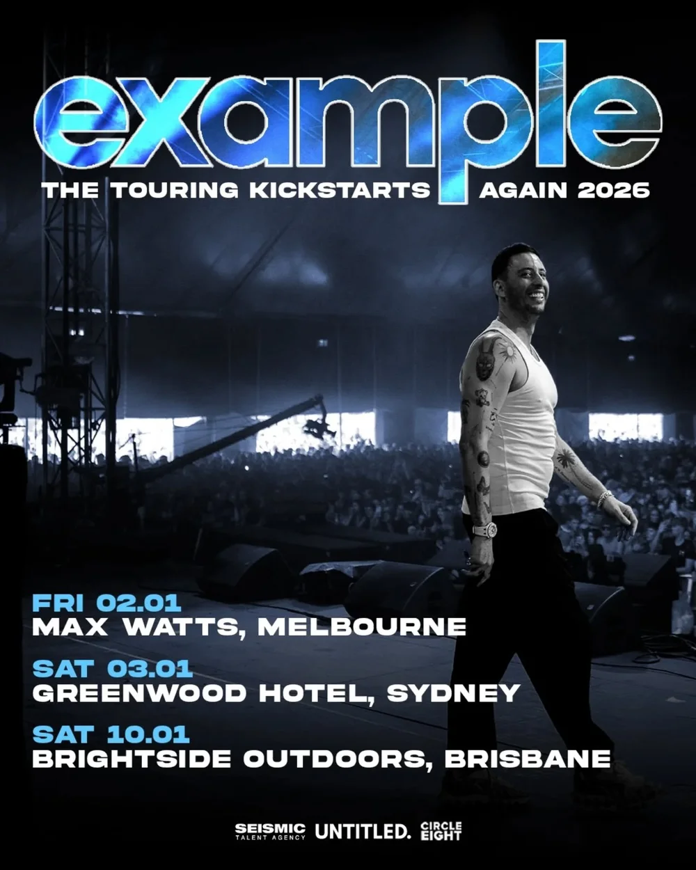 Example – The Touring Kickstarts Again 2026