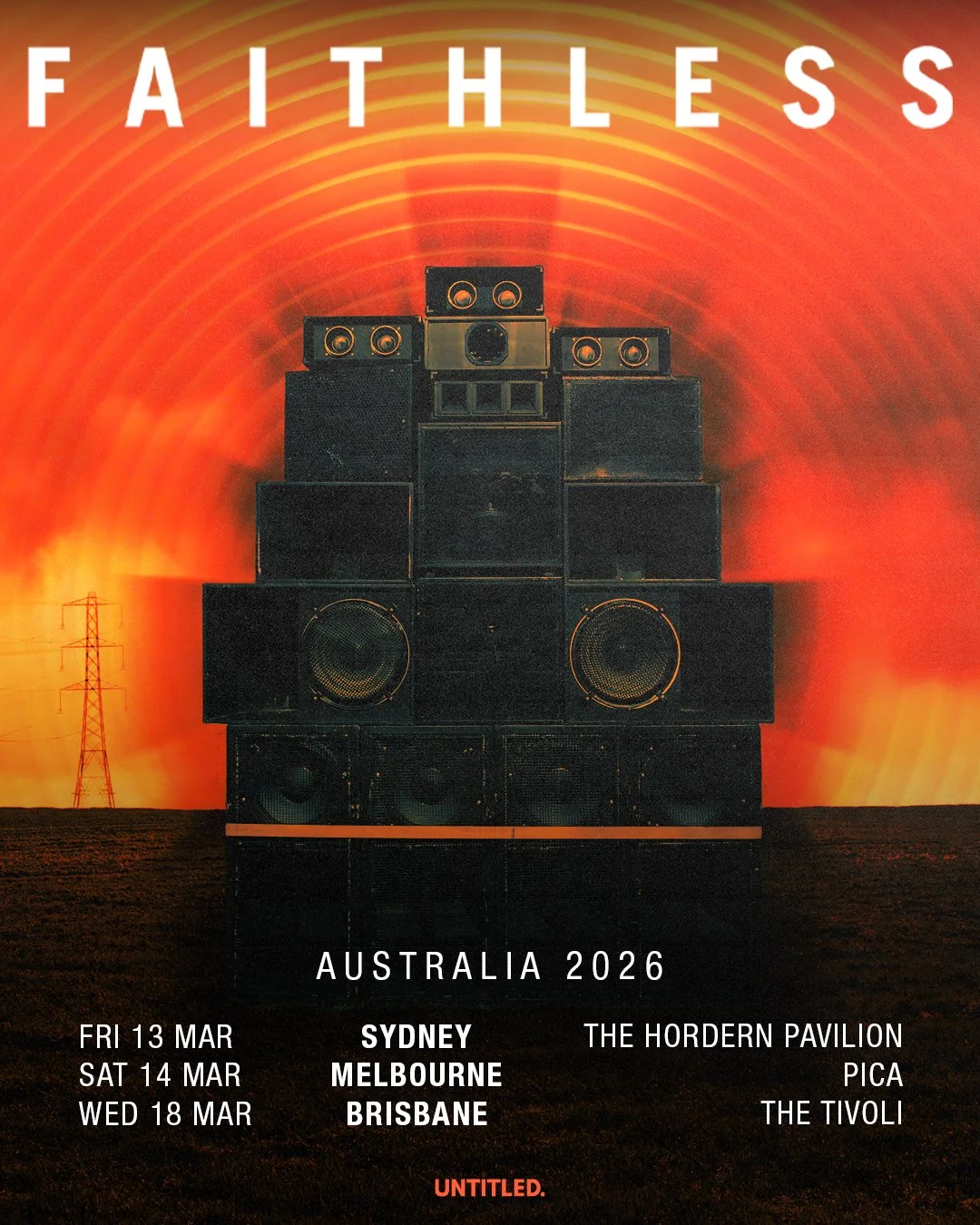 Faithless Australian Tour 2026 Faithless - Australian Tour 2026 