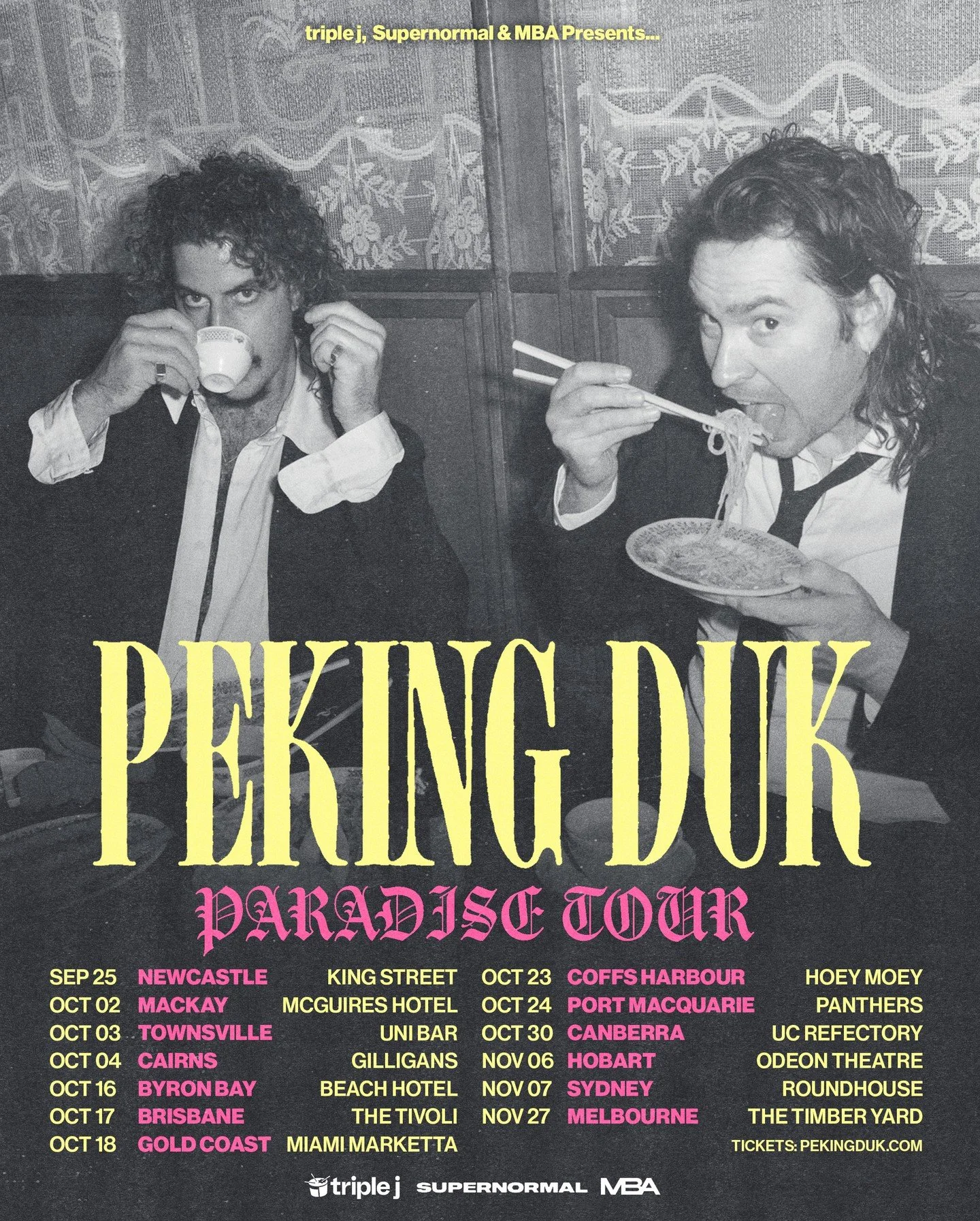 Peking Duk - Australian Tour 2026