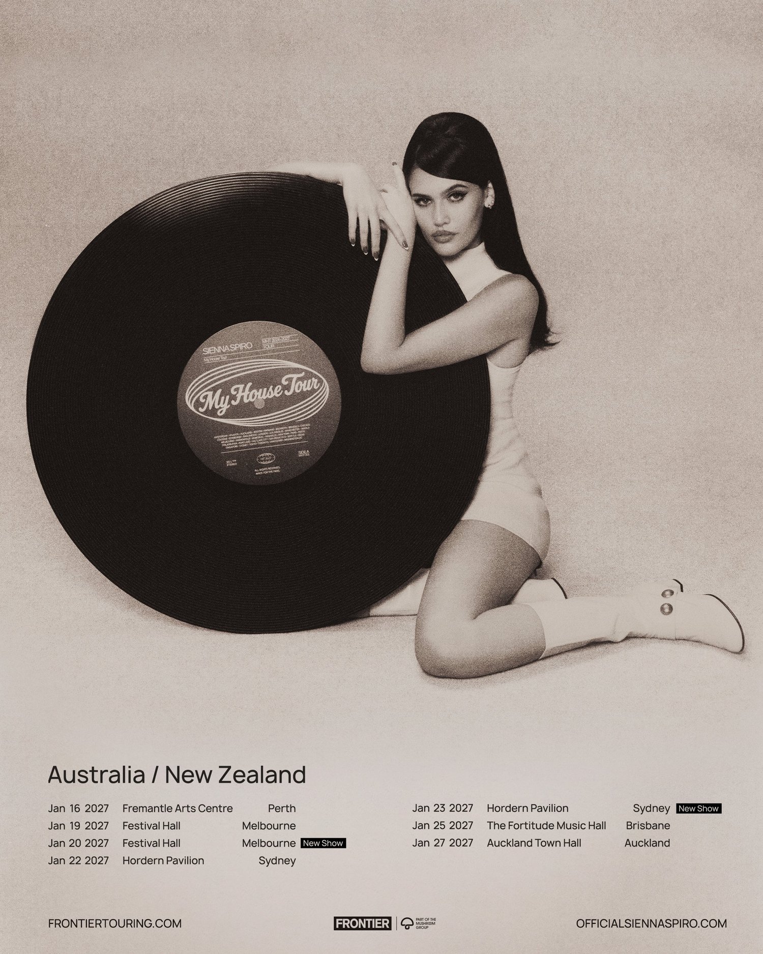 Sienna Spiro - Australian Tour 2027