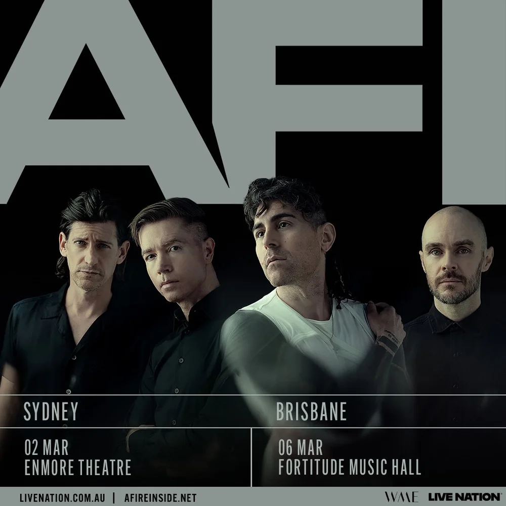 AFI announce exclusive headline shows in Sydney and Brisbane for March 2025