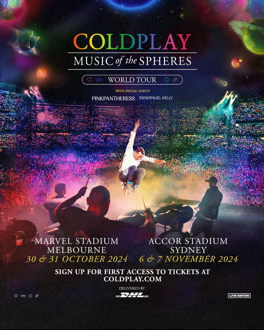 Coldplay Announce 2024 Australian Dates