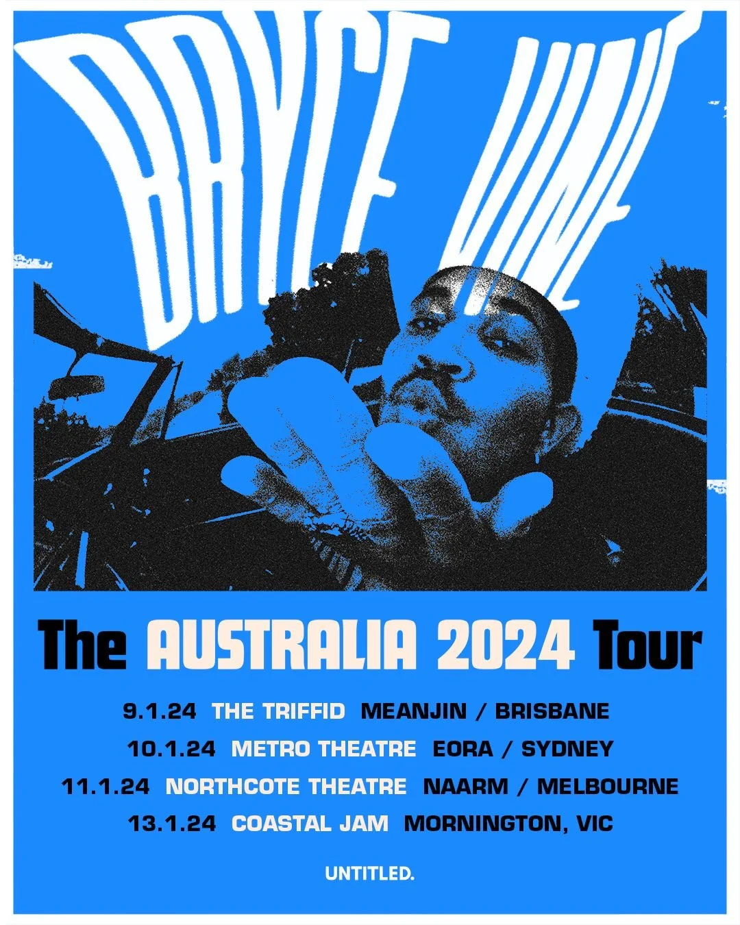 BRYCE VINE AUSTRALIAN DEBUT HEADLINE SHOWS 2024