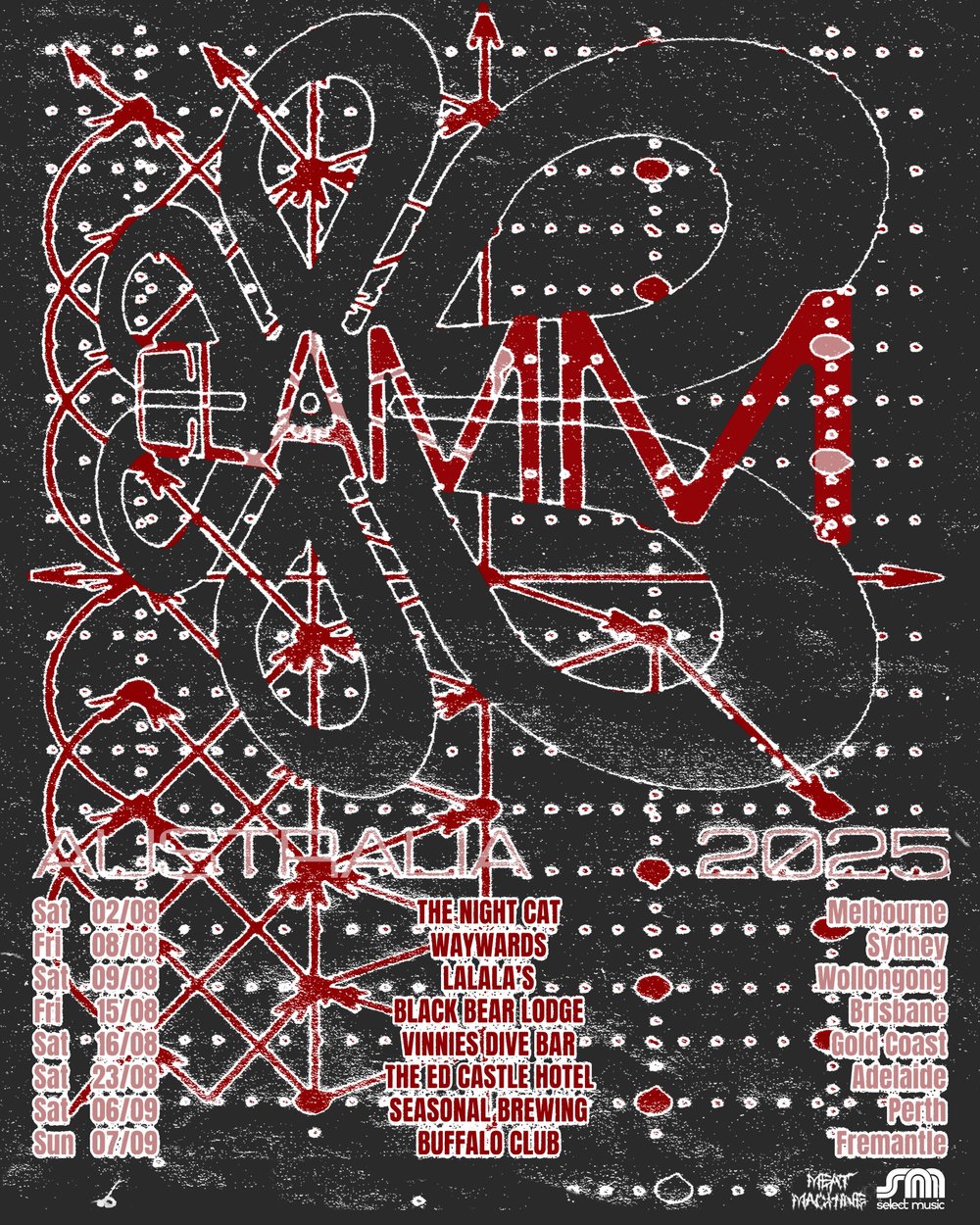 CLAMM ‘Serious Acts’ - Australian Tour