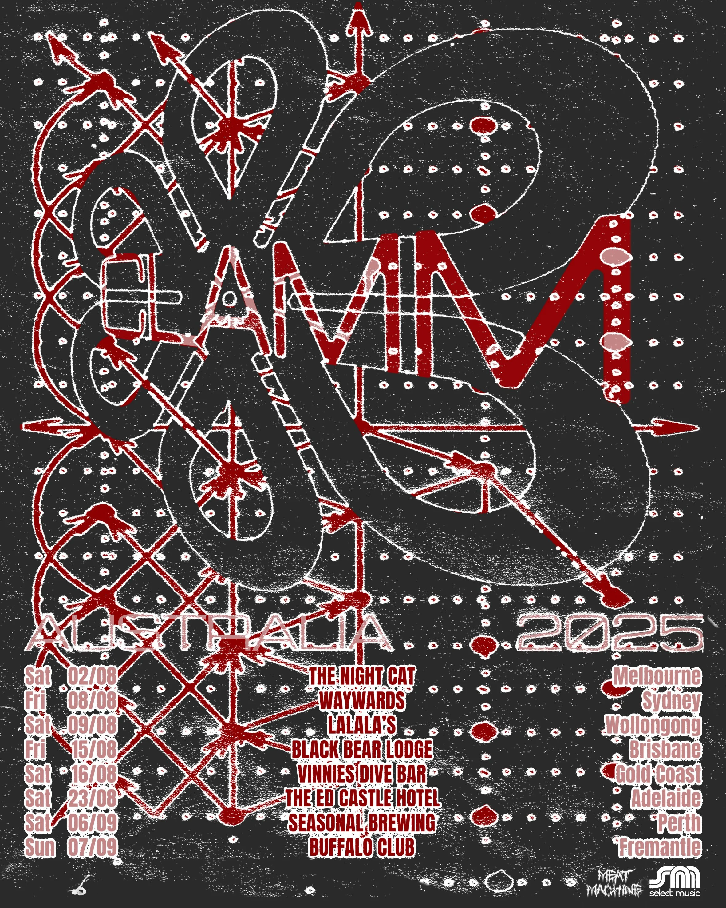 CLAMM ‘Serious Acts’ - Australian Tour