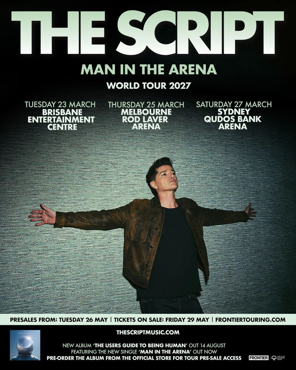 The Script World Tours The Script – Australian Tour 2027