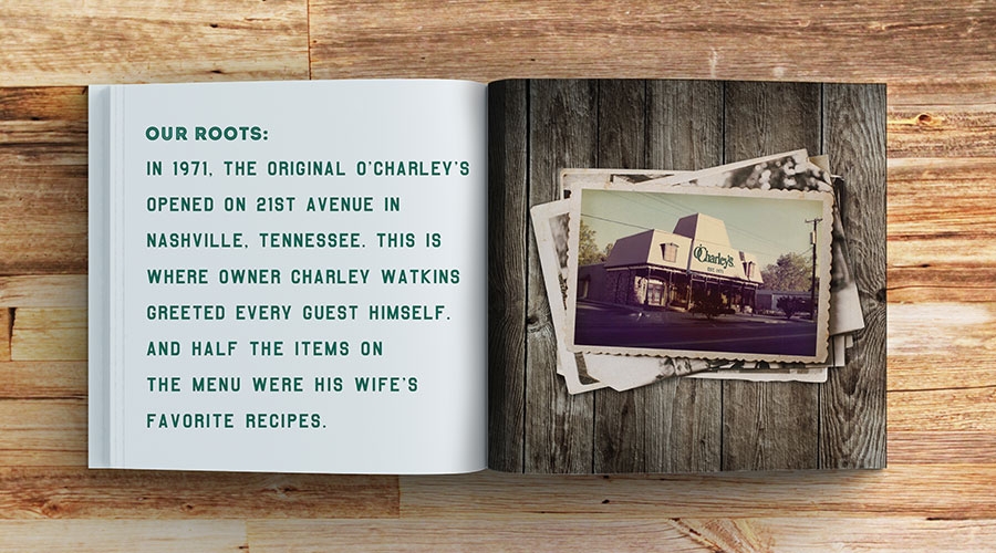bohan | O'Charleys Brand Book