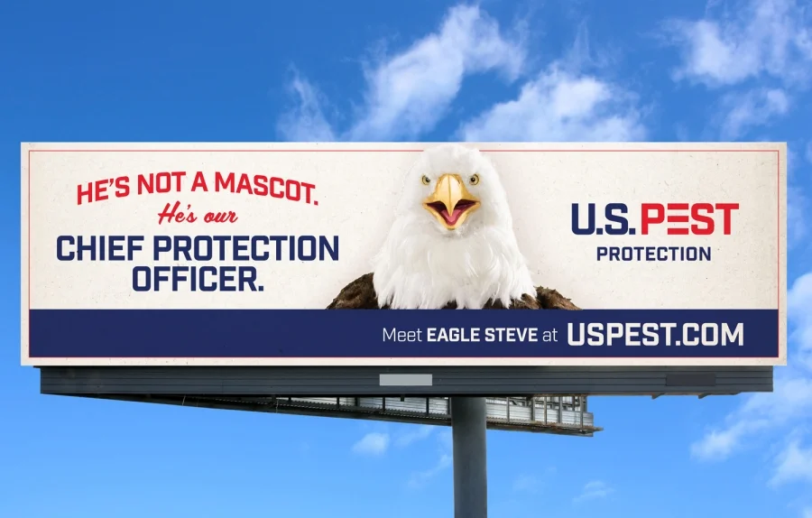 bohan | U.S. Pest "Eagle Steve" billboard