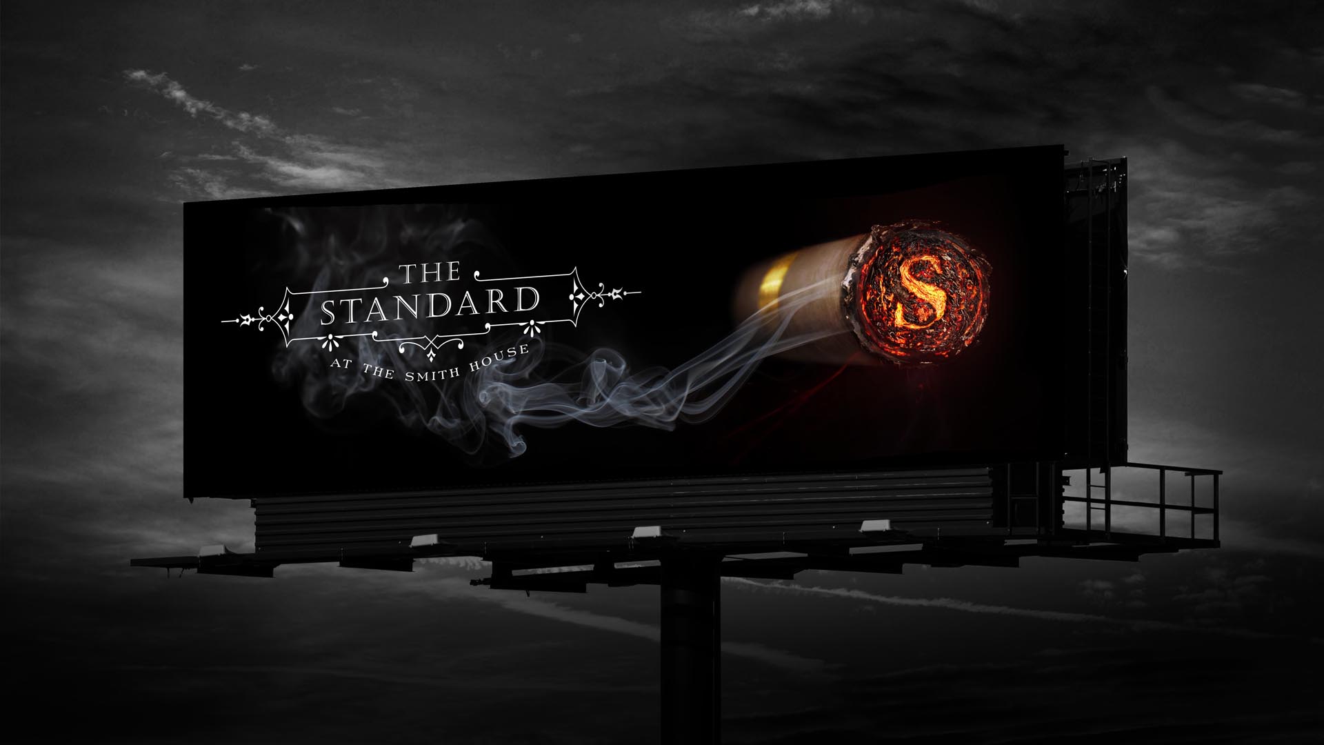 bohan | The Standard lit cigar billboard