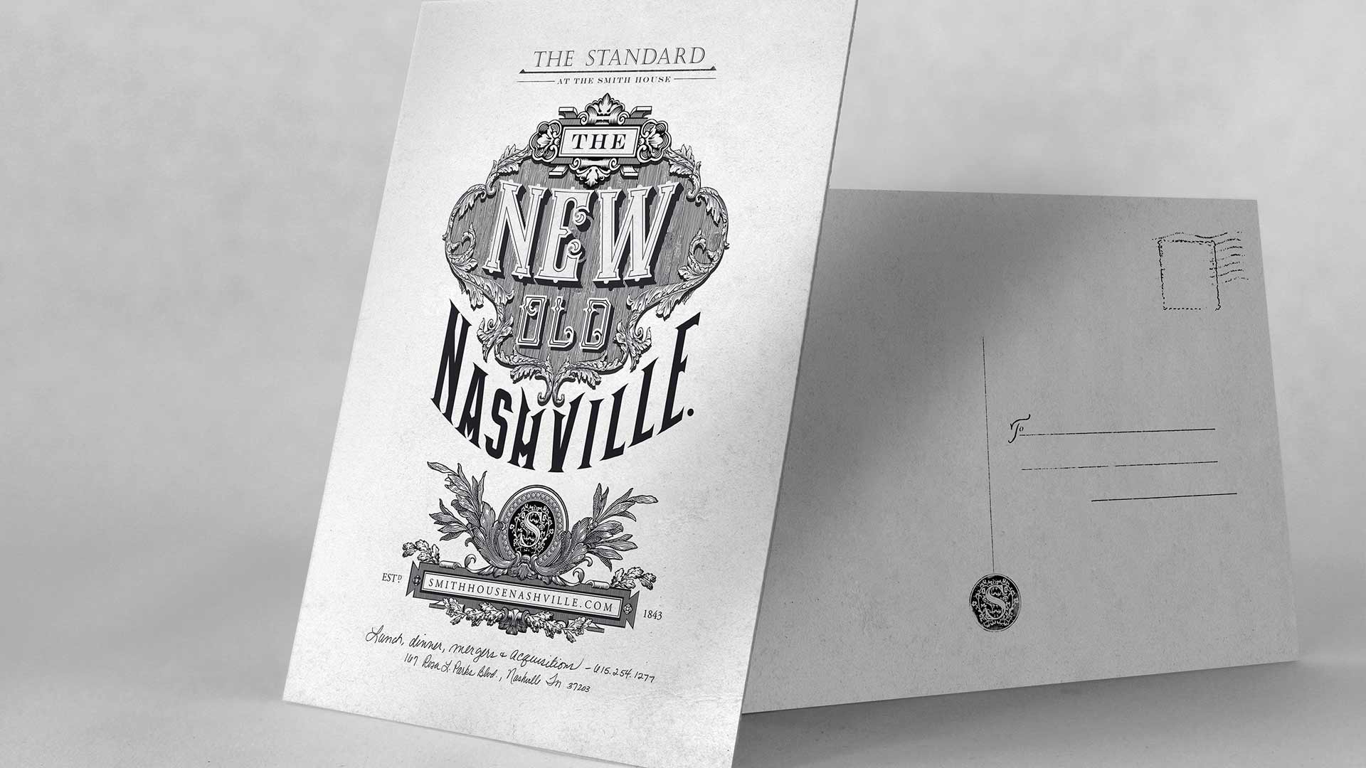 bohan | The Standard direct mail postcard "The New Old Nashville"