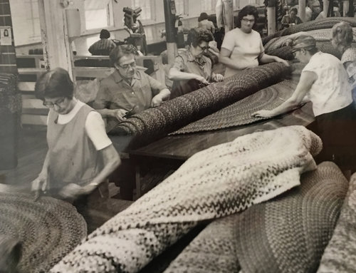 At work in the Capel mill, 1960s