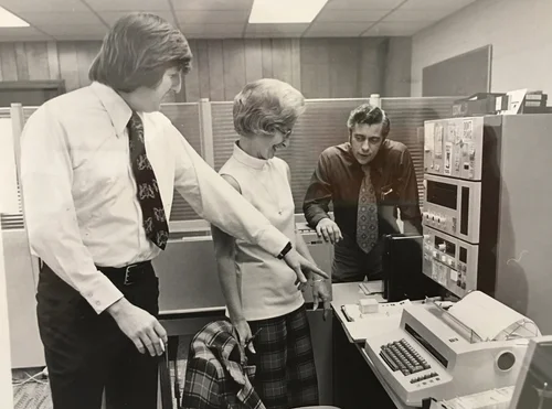 First IBM computer at the Capel offices