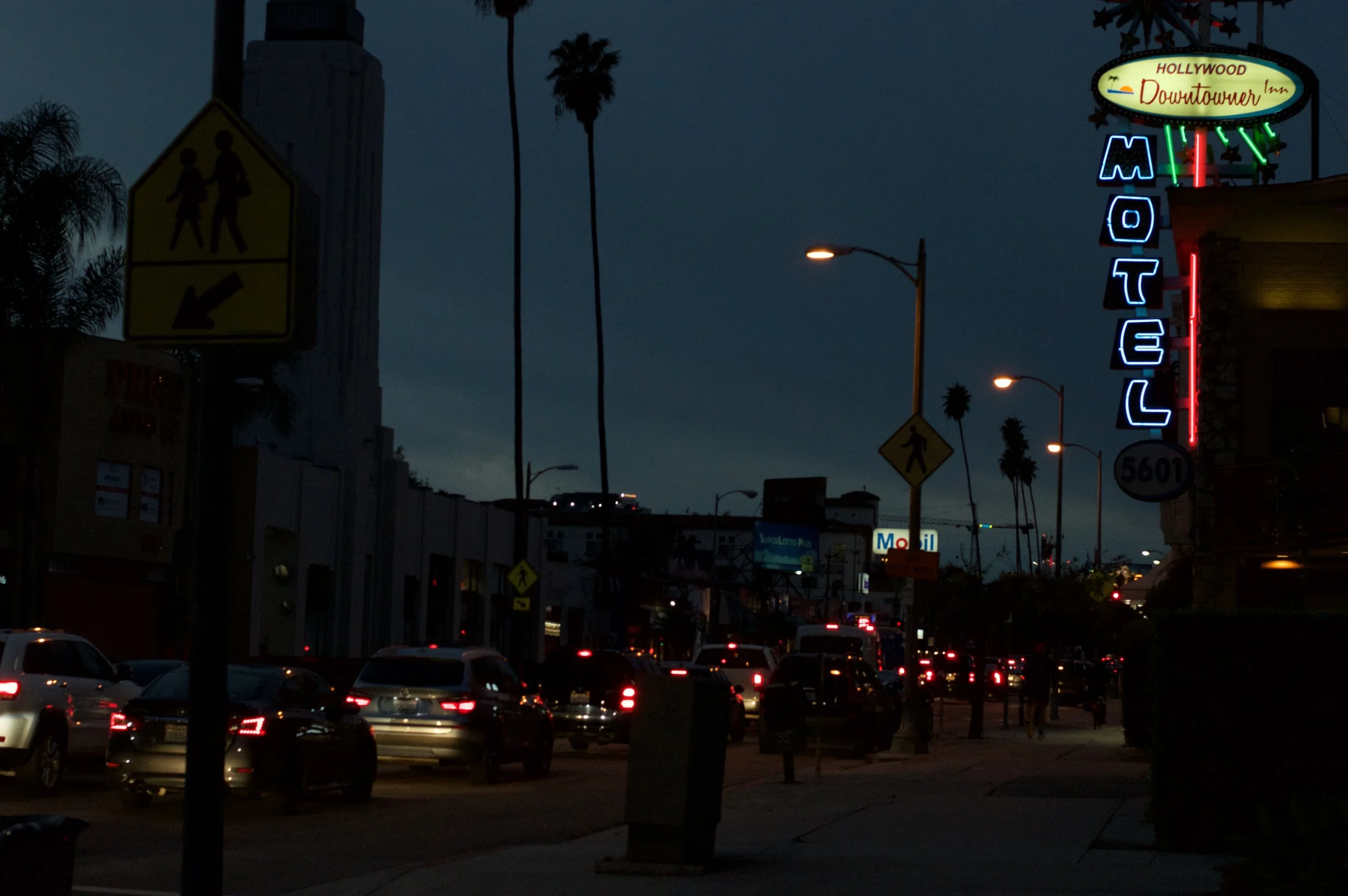 On Hollywood Blvd.