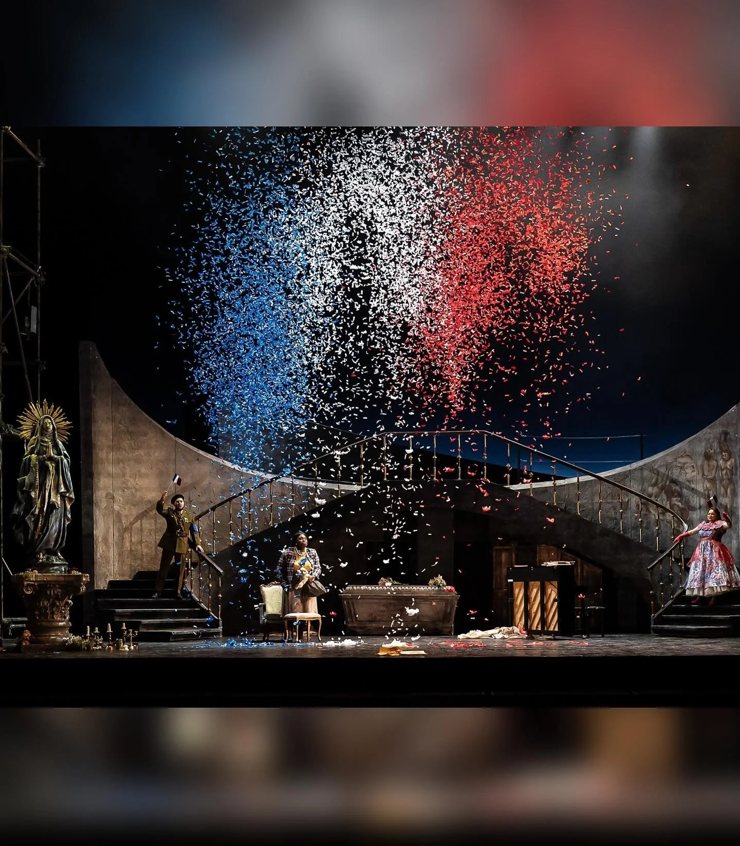 Scene from Donizetti’s La Fille du régiment during the Jette Parker Artists Programme Summer Performance at the Royal Opera House in 2024.