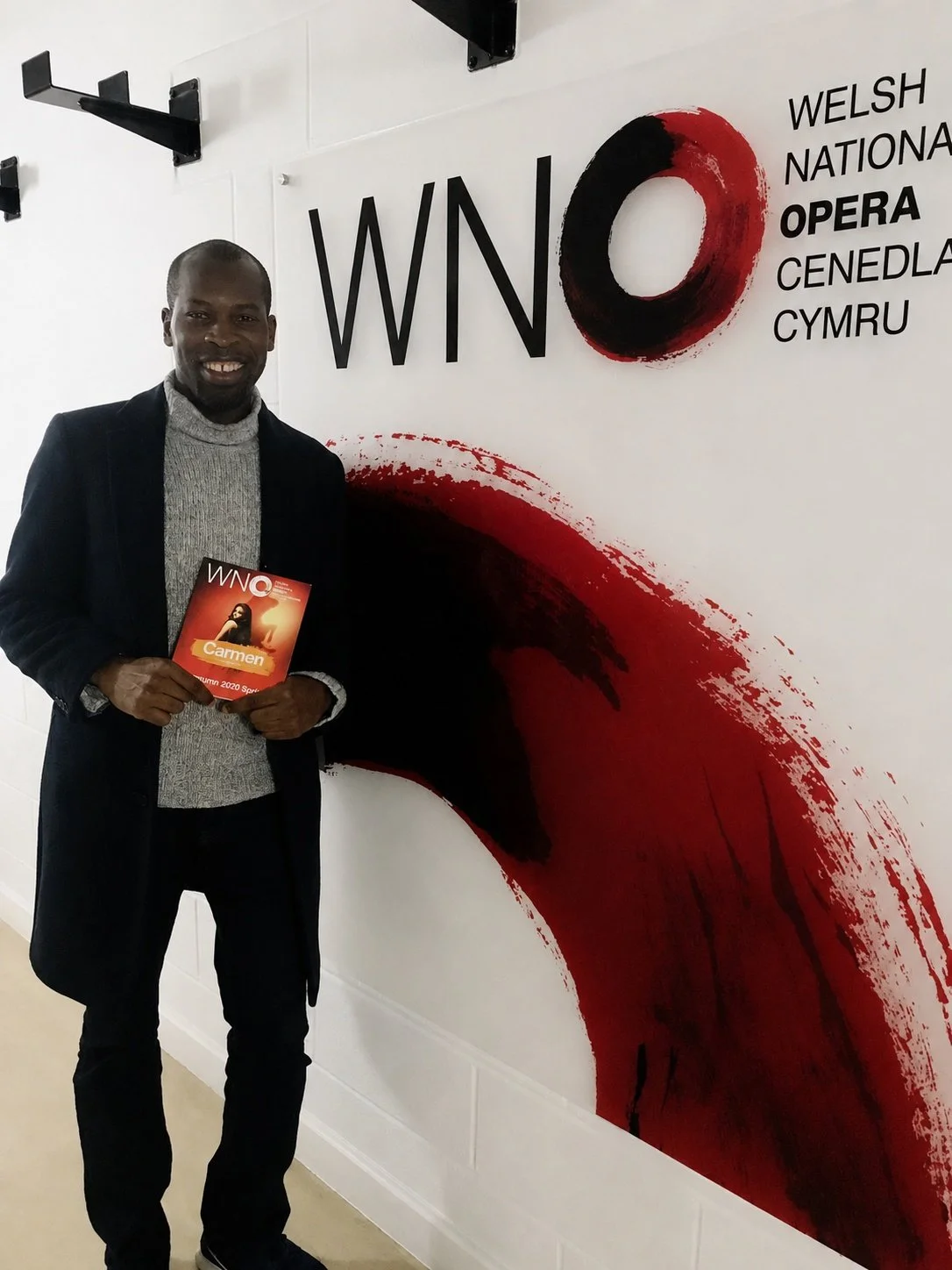 French coach Hervé Goffings at Welsh National Opera for Carmen, 2020