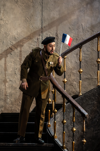 Grisha Martirosyan as Sulpice in La Fille du Régiment at the Jette Parker Summer Performance, Royal Opera House, London, 2024