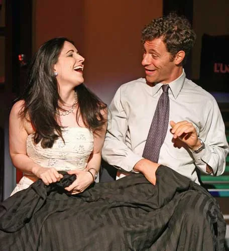 Stephanie D'Abruzzo and Jonathan C. Kaplan in PLAISIR D'AMOUR. Photo by Carol Rosegg. Summer Shorts 2008.