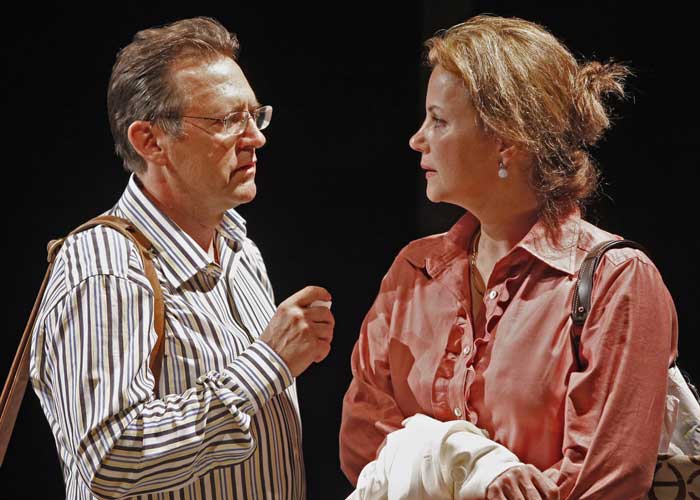 Victor Slezak and Margaret Colin in A SECOND OF PLEASURE. Photo by Carol Rosegg. Summer Shorts 2009.