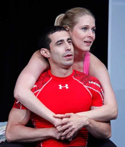 José Joaquin Perez and Kate Cullen Roberts in FIT. Photo by Carol Rosegg. Summer Shorts 2010.