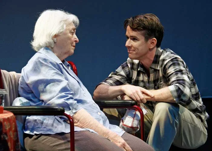 Rebecca Schull and Christian Campbell in THE GREEN BOOK. Photo by Rahav Segev. Summer Shorts 2011.