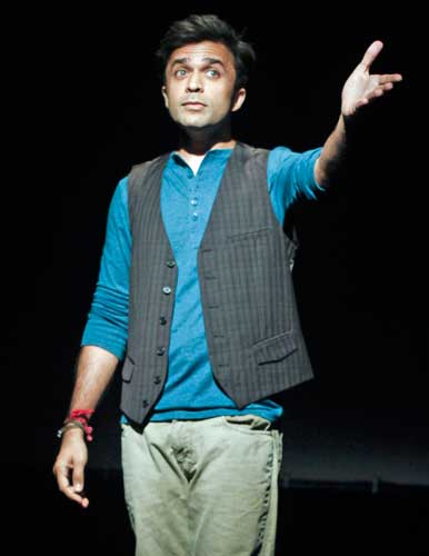 Nick Choksi in TRIPLE TROUBLE WITH LOVE. Photo by Rahav Segev. Summer Shorts 2011.