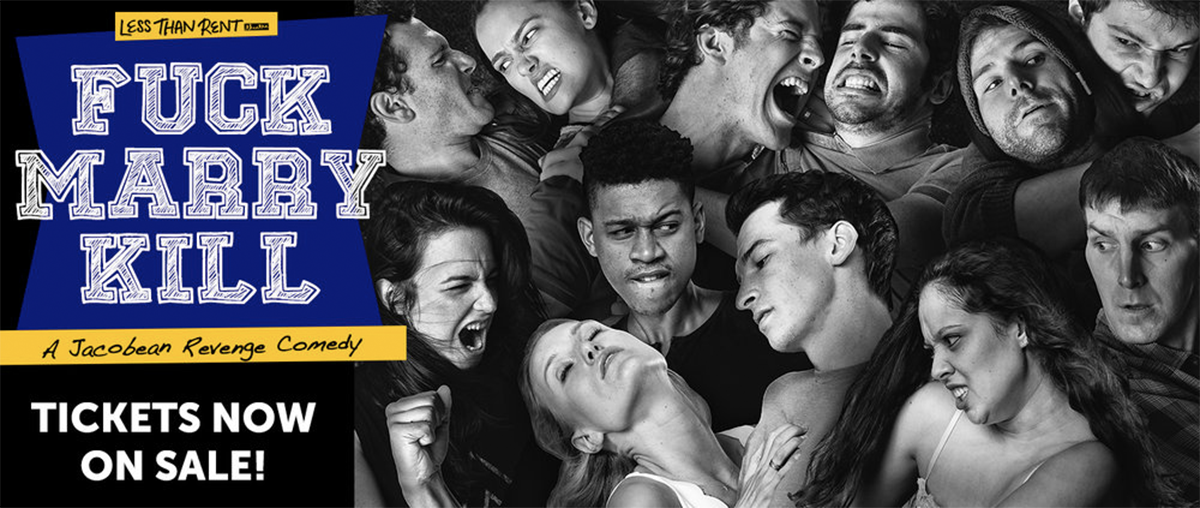 Alex Breaux (SS'14: The Sky And The Limit ) stars in Less Than Rent Theatre's new comedy, Fuck Marry Kill , now playing at The New Ohio Theatre until November 12th. Click here to purchase tickets.
