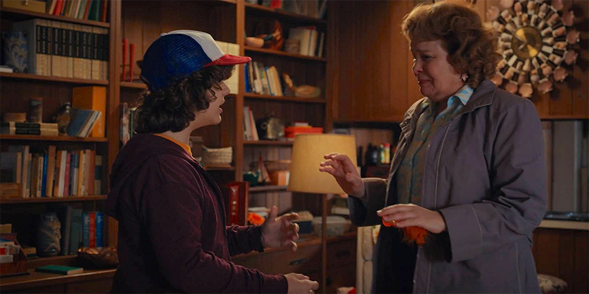Check out Catherine Curtin (SS'07: Father's Day ) in her recurring role on the second season of Stranger Things.